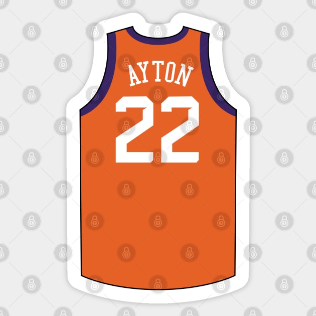 Deandre Ayton Phoenix Jersey Qiangy Sticker by qiangdade